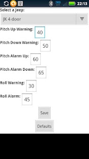 Frog Clinometer Screen 3