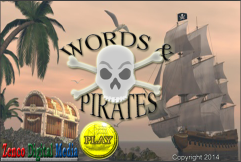 Words and Pirates word search