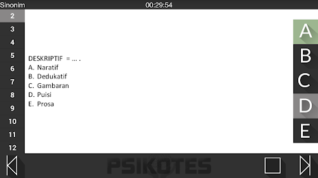 CBT Psikotes poster 6