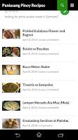 Panlasang Pinoy Recipes screenshot