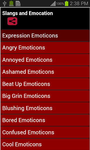 Slangs and Emotion