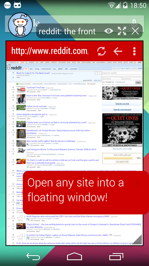 Hover Browser - screenshot