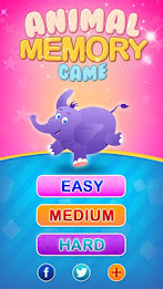 Animal Memory Match Game poster 1