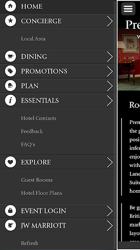 【免費旅遊App】Grosvenor House, JW Marriott-APP點子