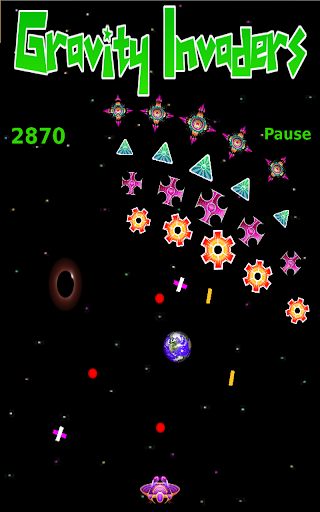 Gravity Invaders in Space