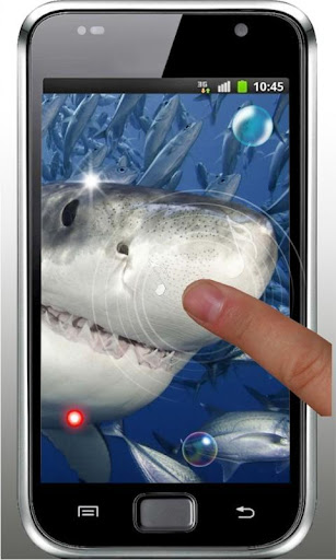 【免費個人化App】White Shark Killer Sea LWP-APP點子