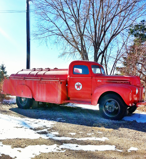 Antique Texaco Tanker Truck Portal in Limon Colorado United States