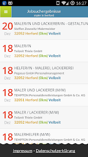 Jobsuche - aktuelle Job App Screenshots 2