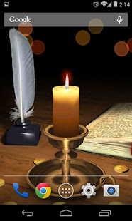3D Melting Candle Live Wallpaper(圖1)-速報App
