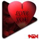 Valentine Rose Petals LWP mobile app icon