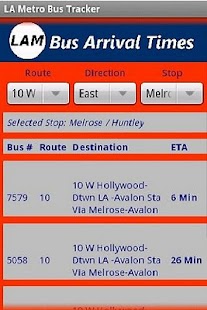 LA Metro Bus Tracker