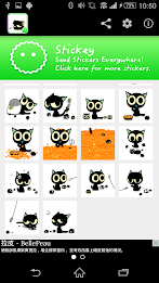 Stickey Little Black Cat poster 4