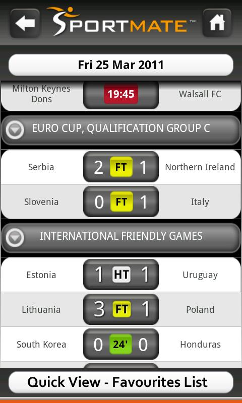 Download this Football Scores Live Soccer Screenshot picture