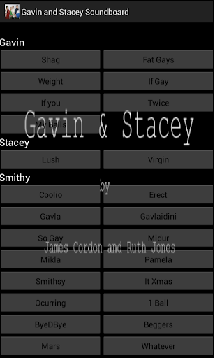 Gavin And Stacey Sounboard