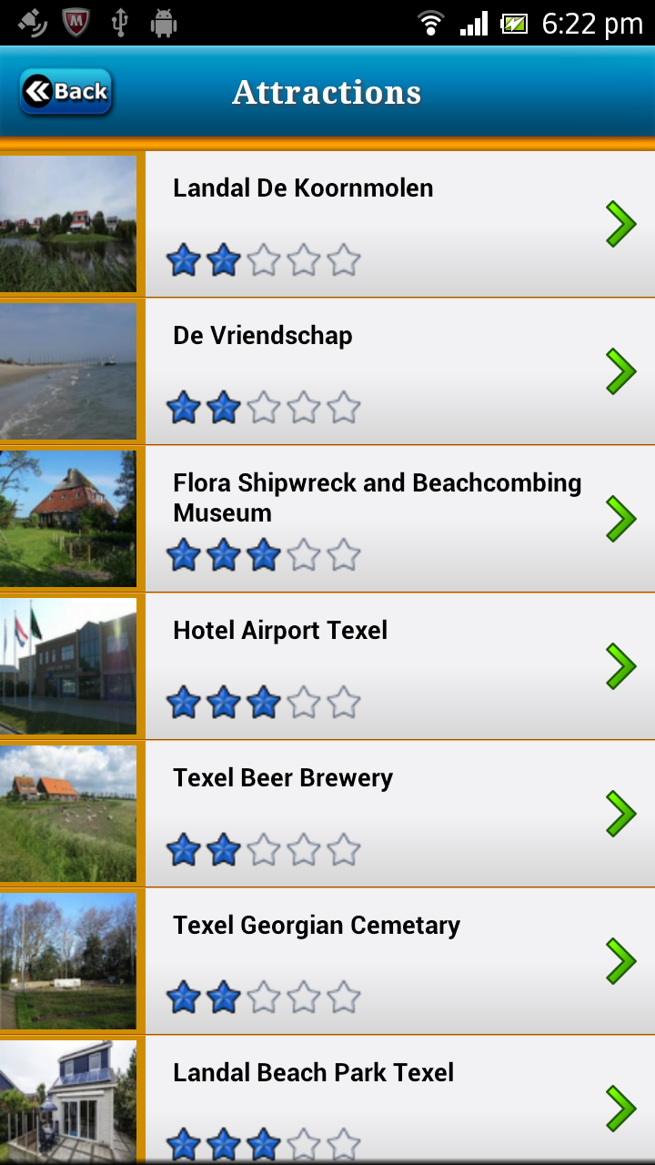 Texel Offline Map Travel Guide Screen 3