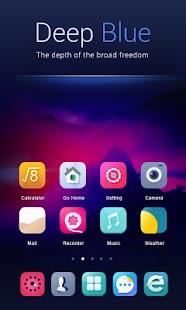 How to download Deep Blue GO Launcher Theme lastet apk for laptop