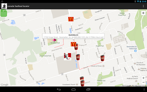 免費下載旅遊APP|Canada Fast Food Locator app開箱文|APP開箱王