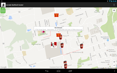 download Canada Fast Food Locator free