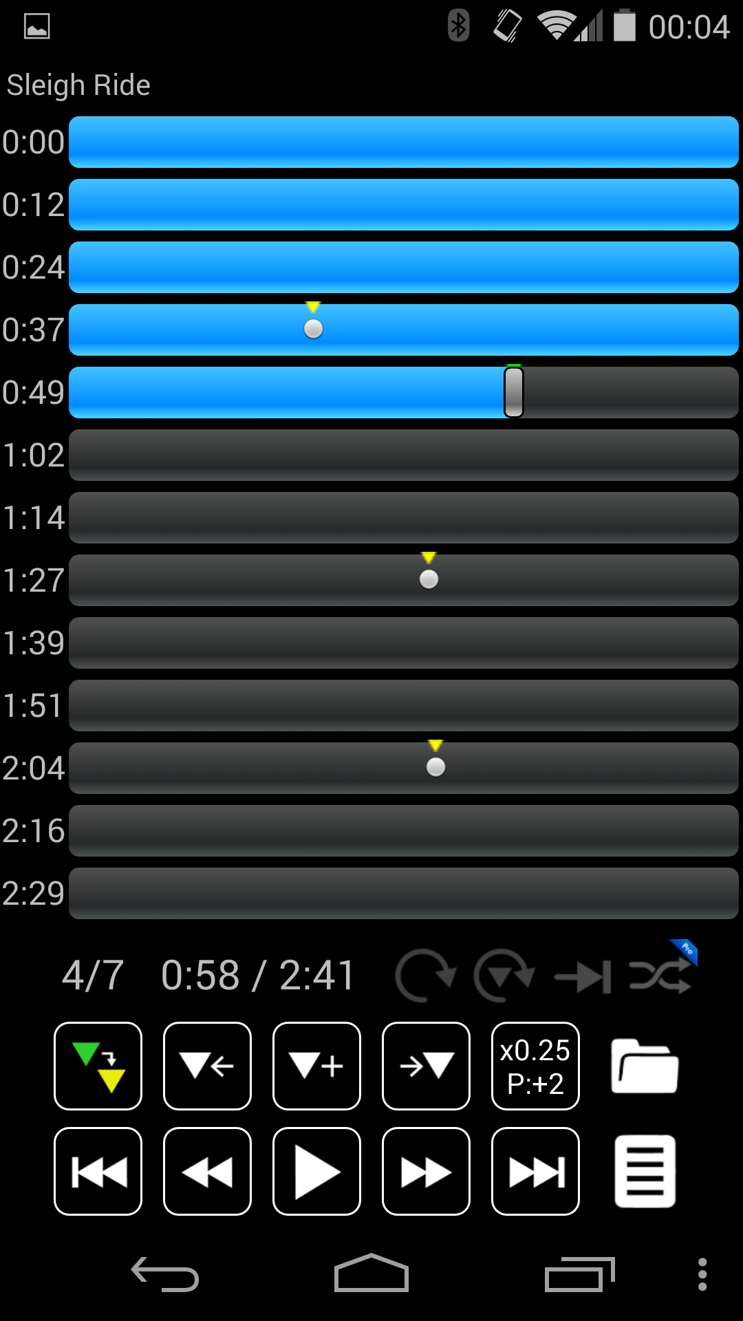 Android application Music Speed Changer: Audipo screenshort