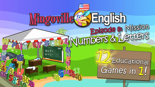 儿童英语 8:Mingoville中的'数字和字母