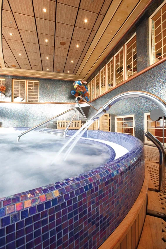 Costa-Luminosa-spa - The Thalassotherapy pool in the spa on Carnival Luminosa.