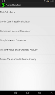 GG Financial Calculator Screenshots 1