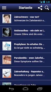 Android application Zahn-App screenshot