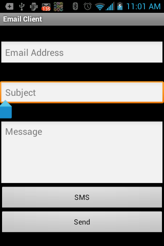 Email and SMS Client