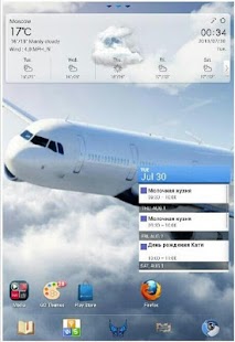 Airplane Go Launcher Ex theme Screenshots 0