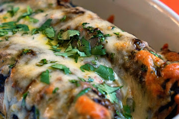 Mole Negro Enchiladas