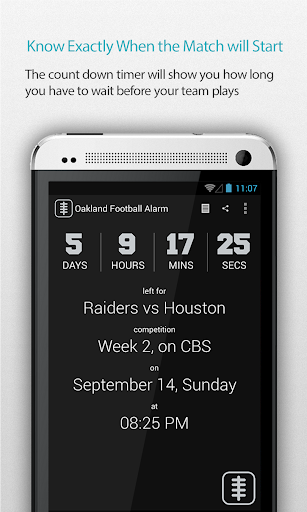 Oakland Football Alarm Pro