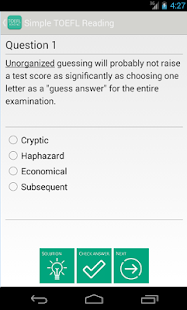 Free Simple TOEFL Reading APK