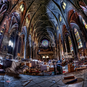 Abandoned Catholic Church circa 1894 by Dawn Robinson - Buildings & Architecture Decaying & Abandoned