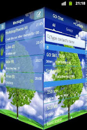 strom téma GO SMS poster 3