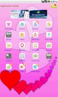 How to install GO SMS PRO Lovely Hearts theme 1.1 apk for pc