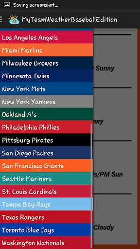 My Team Weather Baseball Ed.