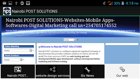 Nairobi POST SOLUTIONS Screenshots 0