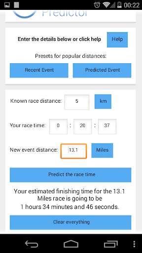 【免費健康App】Race Time Predictor-APP點子