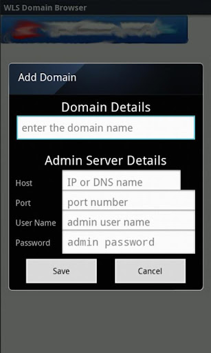 WLS Domain Browser