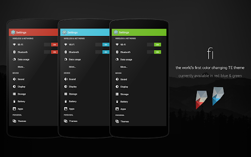  Fi - PA/CM11 Theme – Vignette de la capture d'écran  