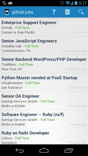 Github Jobs