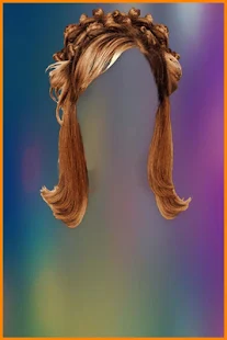 Woman Hair Style Photo Montage