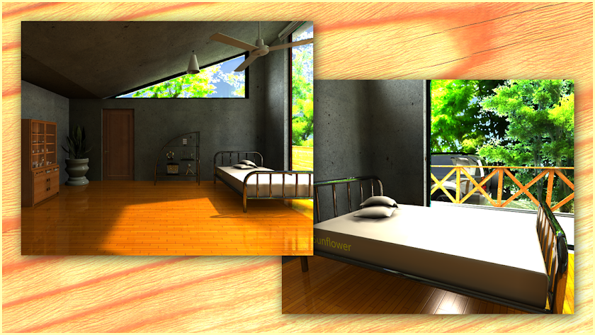 脱出ゲーム 大きな窓の部屋からの脱出～MILDESCAPE～ Screen 3