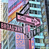 Broadway & W 46th by Becky McGuire -  