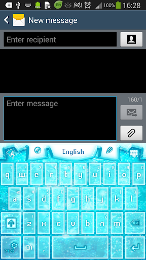 【免費個人化App】GO Keyboard Frozen Ice Theme-APP點子