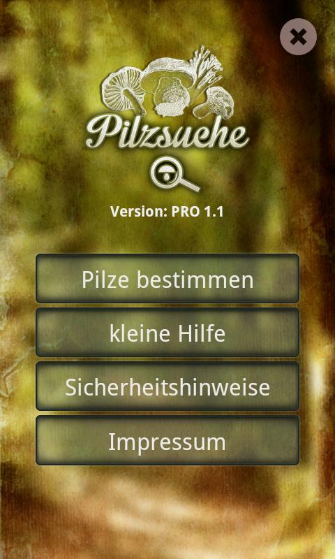 Pilzsuche Pro Screen 2