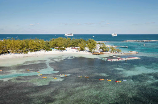 You can explore CocoCay, an eco-certified private destination in the Bahamas, through eco-tours, guided nature walks, leisurely kayaking and snorkeling. The secluded island has no restaurants or shops — but lots of shady hammocks.