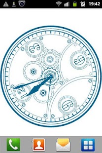 Download Clock Blueprint Wallpaper APK for Android