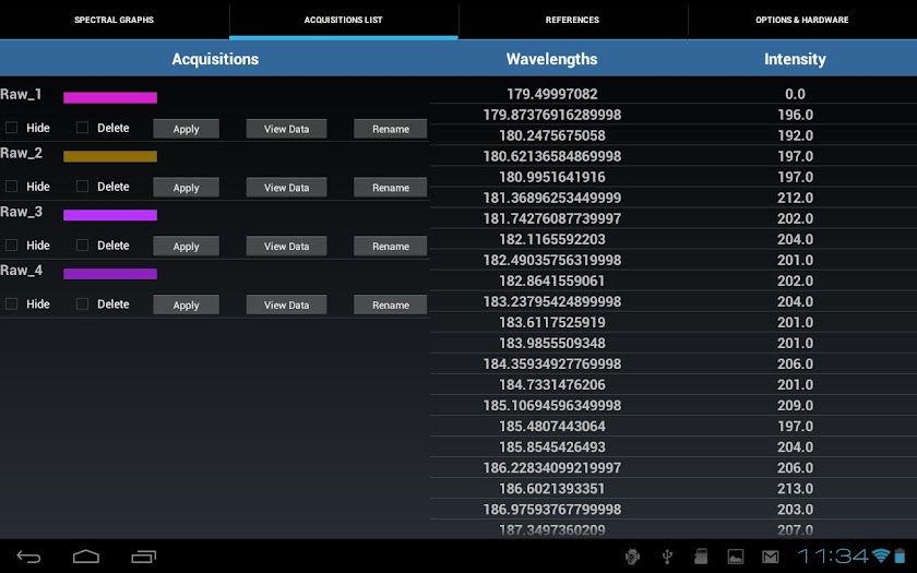 Spectra Lab Screen 3