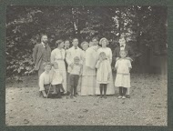 Groepsportret van de familie Kessler